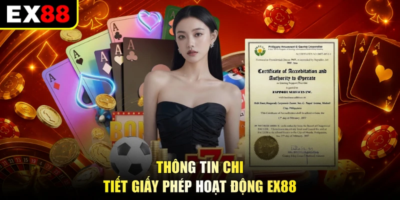 Thông tin chi tiết giấy phép hoạt động EX88